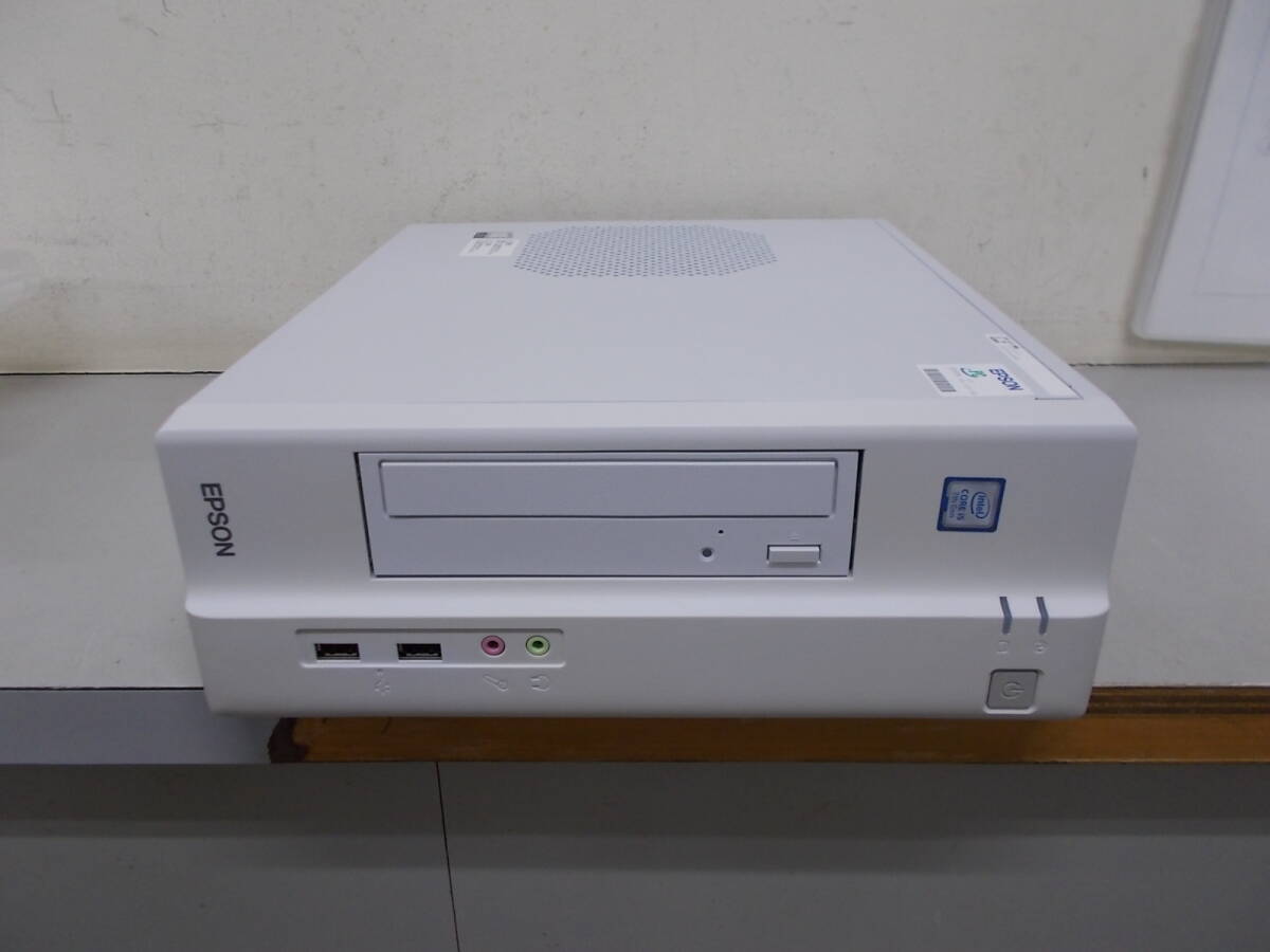 EPSON Endeavor AT10-V / windows10 Pro/ Core i5 7500 3.40GHz / HDD500GB / M8GB / DVDスーパーマルチ / 中古品　リカバリーディスク付き