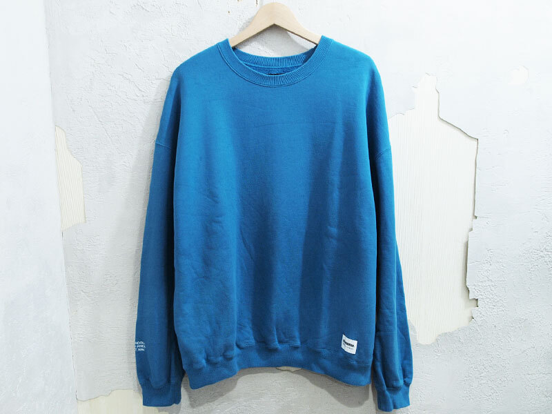 L サイズ 23AW 定価26400円 NEIGHBORHOOD PLAIN SWEATSHIRT LS プレーン クルーネック スウェット ネイバーフッド F