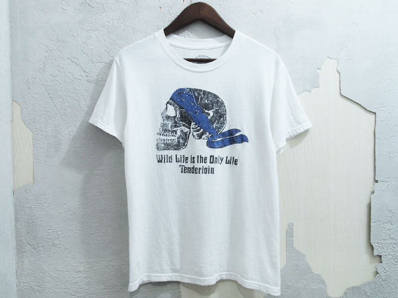 TENDERLOIN T-TEE 1 バンダナ スカル Tシャツ S テンダーロイン
