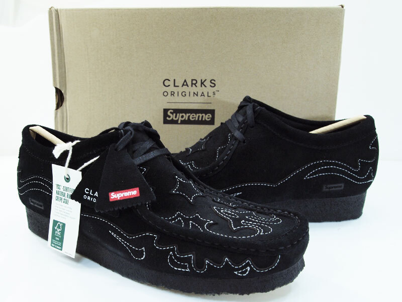 希少 新品 Supreme Clarks Wallabee ワラビー ブーツ クラークス シュプリーム 28cm FT