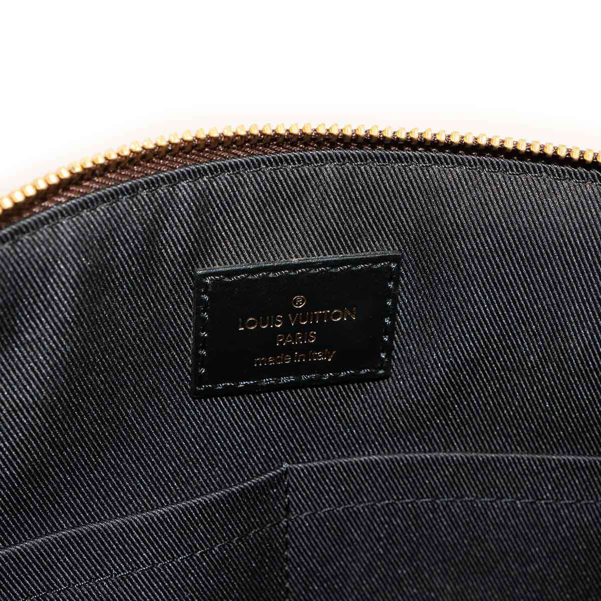  прекрасный товар Louis Vuitton LOUIS VUITTON Damier ote on MM 2way большая сумка сумка на плечо eben черный N45283 RFID 90280796