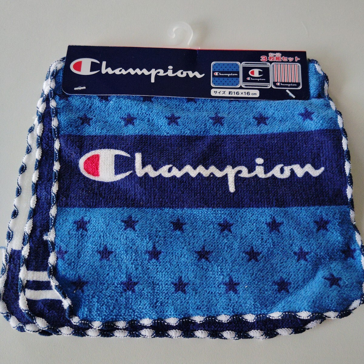 新品未使用　チャンピオン　Champion　ミニタオル　ハンドタオル　3枚セット