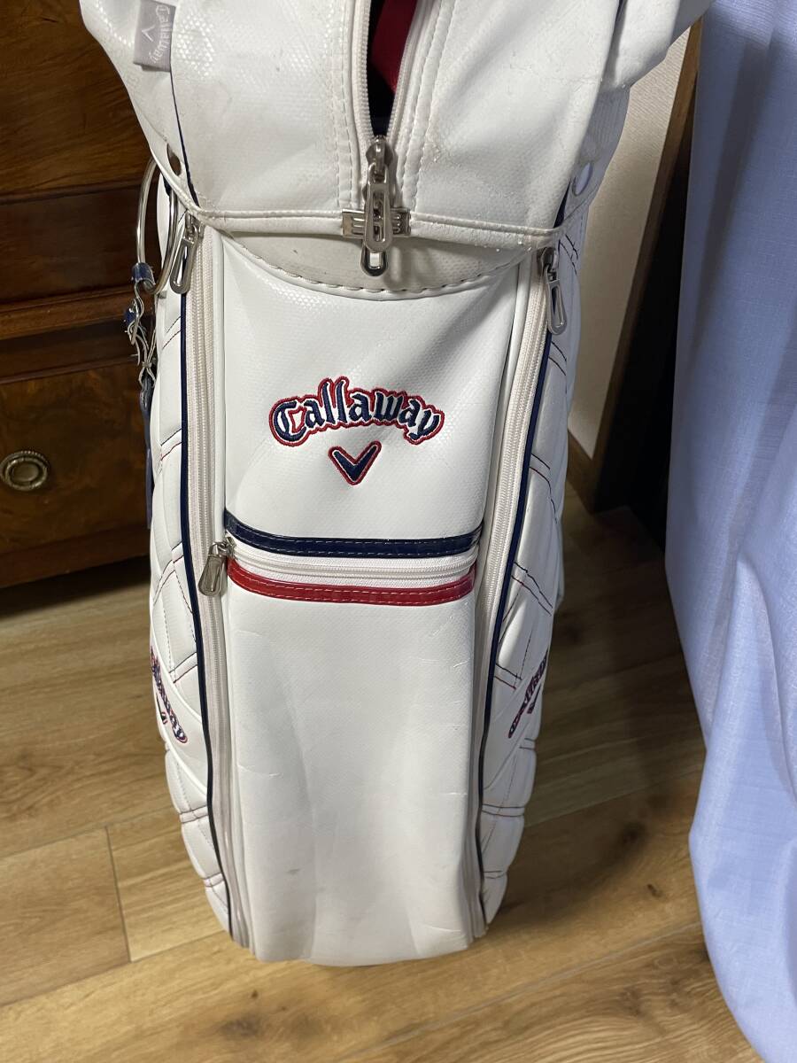 Callaway　キャロウェイ　レディース　キャディバッグ　白　