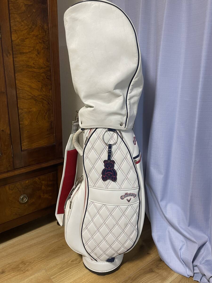 Callaway　キャロウェイ　レディース　キャディバッグ　白　