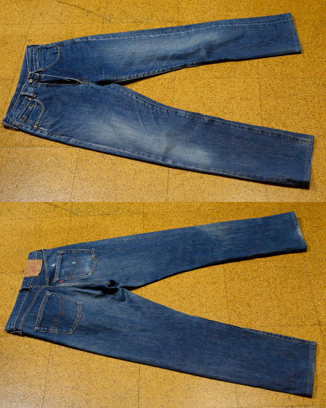 ■廃盤(pán)■ W32 60年代復(fù)刻LVC 1990年代制ヴィンテージ リーバイス502XX 赤耳ビッグE タロンTALON【501ZXX 501XX 502XX】 股77cm