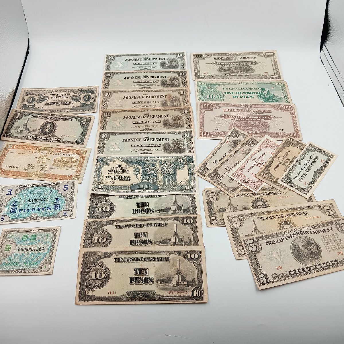 1円 Z298 日本 大日本帝国政府 マカオ 旧紙幣 銀行券 古札 古
