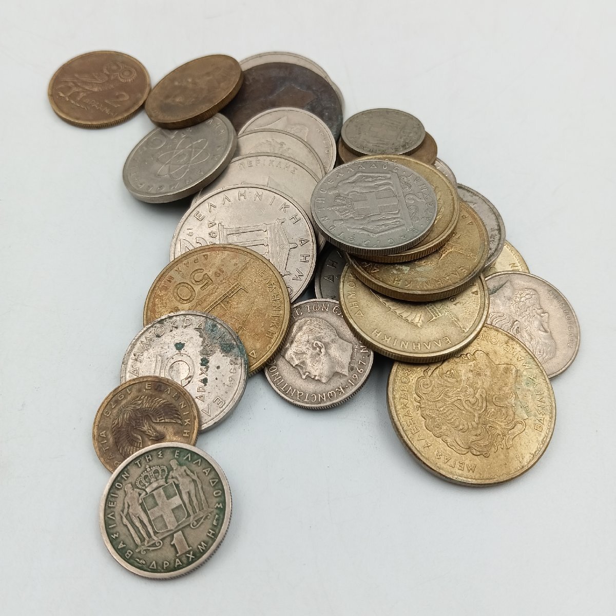 1円 Z435 ギリシャ 硬貨 コイン 古銭 旧貨幣 大量 まとめ売り