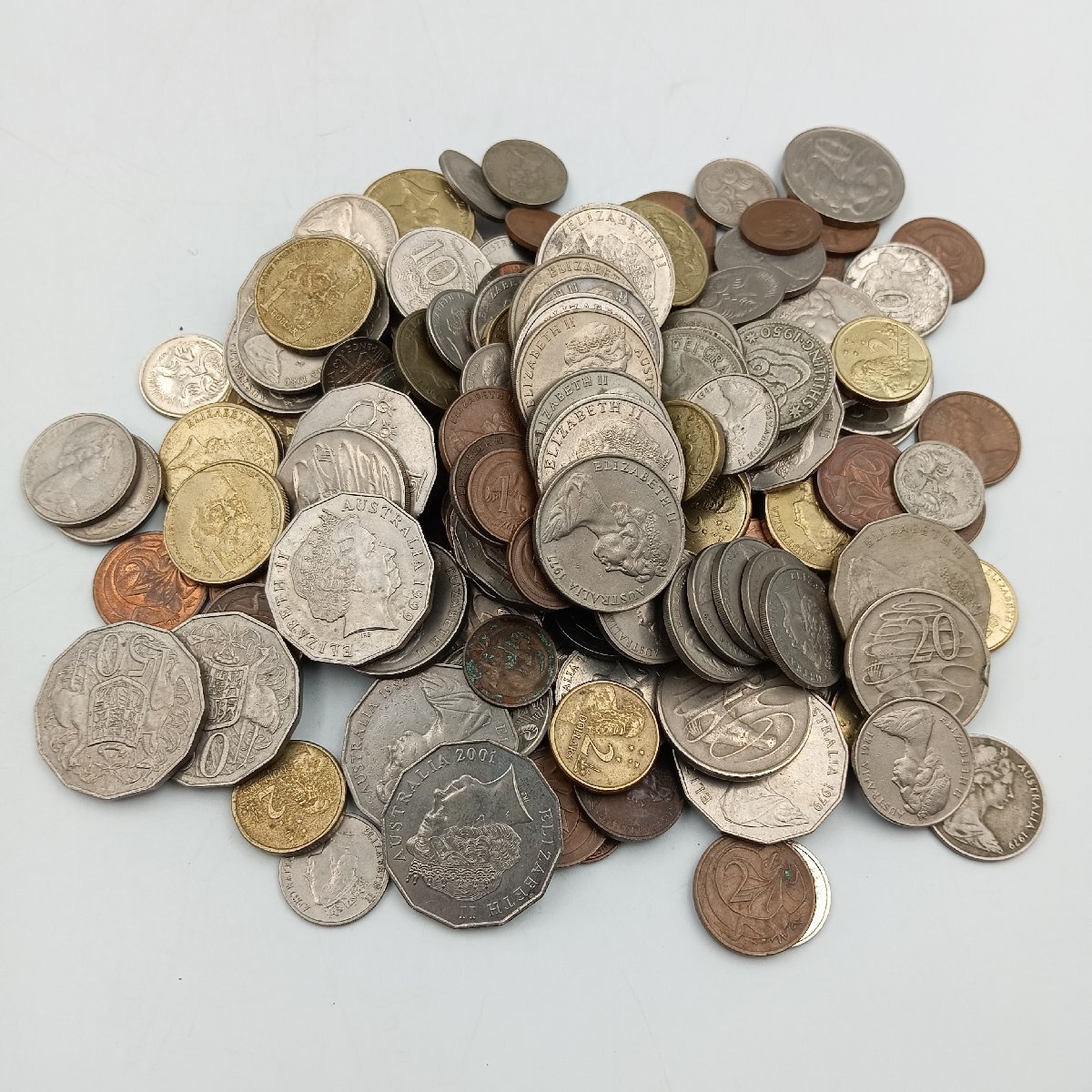 1円 Z419 オーストラリア 硬貨 コイン 古銭 旧貨幣 大量 まとめ