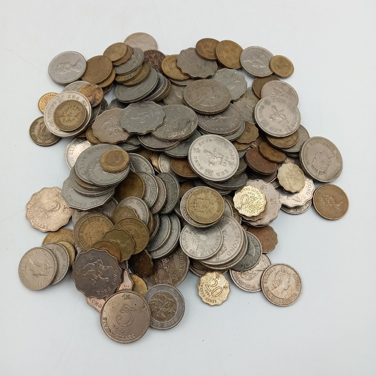 1円 Z417 香港 硬貨 コイン 古銭 旧貨幣 大量 まとめ売り アジア