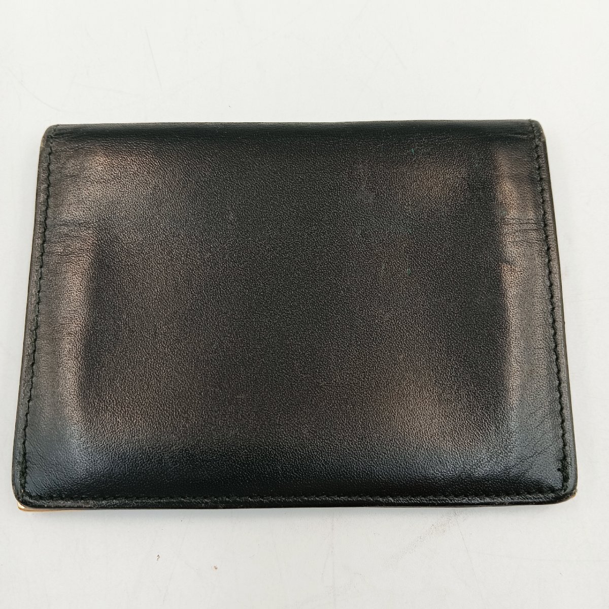 1円　Z578　ダンヒル　dunhill　カード入れ　パスケース　財(cái)布　メンズ　ファッション小物　レザー　ブラック