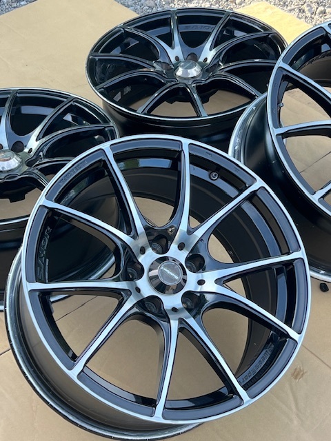 ウェッズスポーツ SA-10R 18インチ 8.5J +35 PCD114.3 クラウン、アルファード、GRヤリス、GRカローラ、シビック、レヴォーグ、WRX 等に
