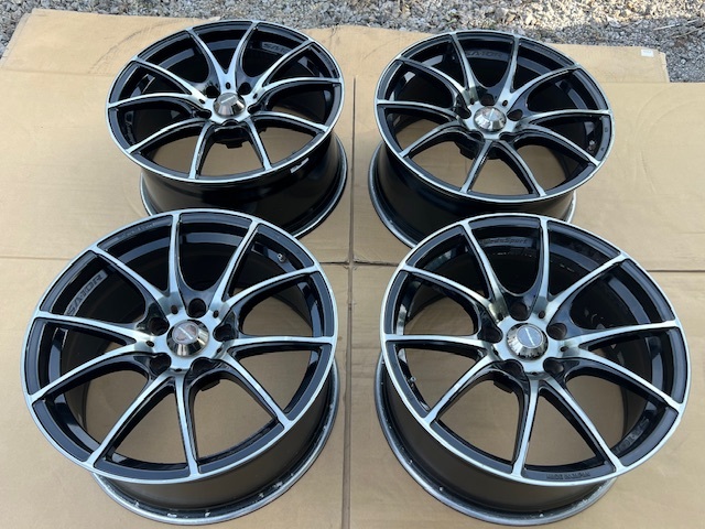 ウェッズスポーツ SA-10R 18インチ 8.5J +35 PCD114.3 クラウン、アルファード、GRヤリス、GRカローラ、シビック、レヴォーグ、WRX 等に