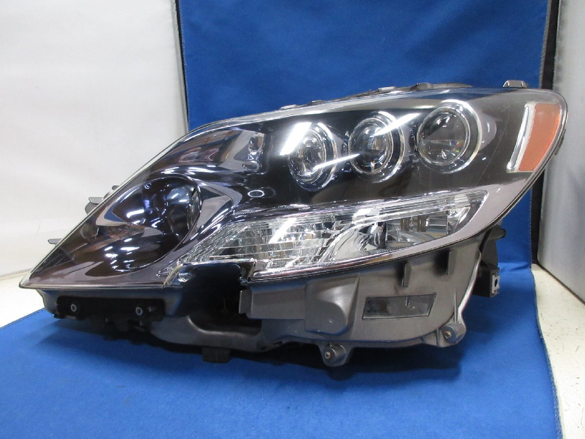 レクサス　LS/ハイブリッド　UVF45　前期　左ライト/左ヘッドライト　LED　純正　KOITO　50-96　【チ】　243111