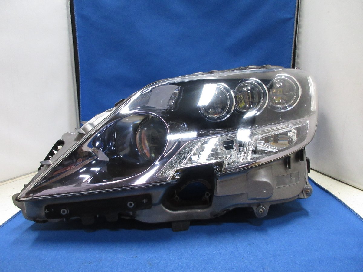 レクサス　LS/ハイブリッド　UVF45　前期　左ライト/左ヘッドライト　LED　純正　KOITO　50-96　【チ】　243111