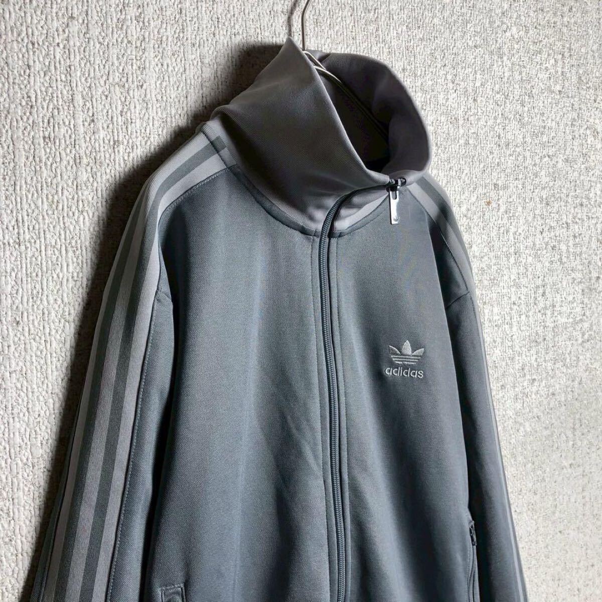 adidas ベッケンバウアー トラックジャケット バイカラー L Y2K レアカラー】adidasジャージ ベッケンバウアー バイカラー