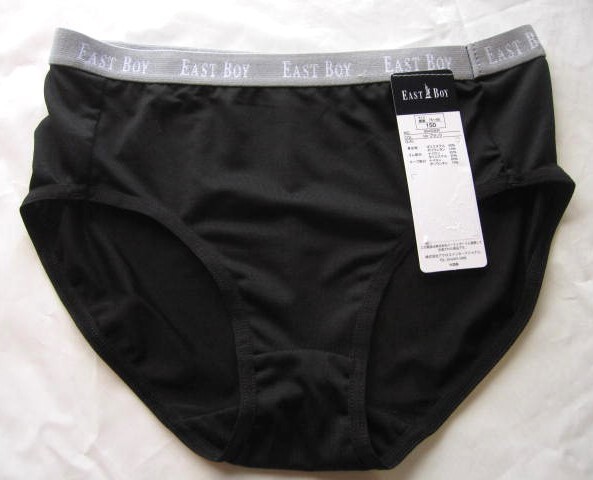 *送料無料*新品*150*EAST BOY*ブラジャー+ショーツ*ブラック*DRY 吸水速乾 ソフトゴム使用*刺繍*スポブラ*イーストボーイ*_画像6
