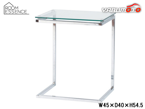 東谷 サイドテーブル クリア W45×D40×H54.5 PT-15CL ソファ