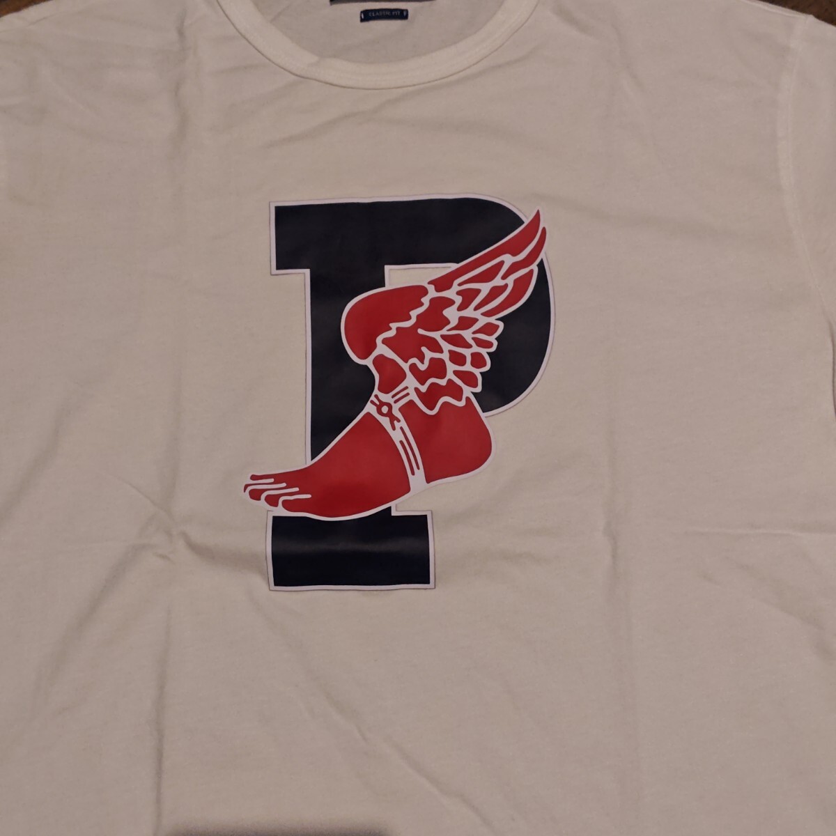 狀態(tài)良好polo sportポロ スポーツTシャツp-wingウイングフット ホワイト サイズMラルフローレン
