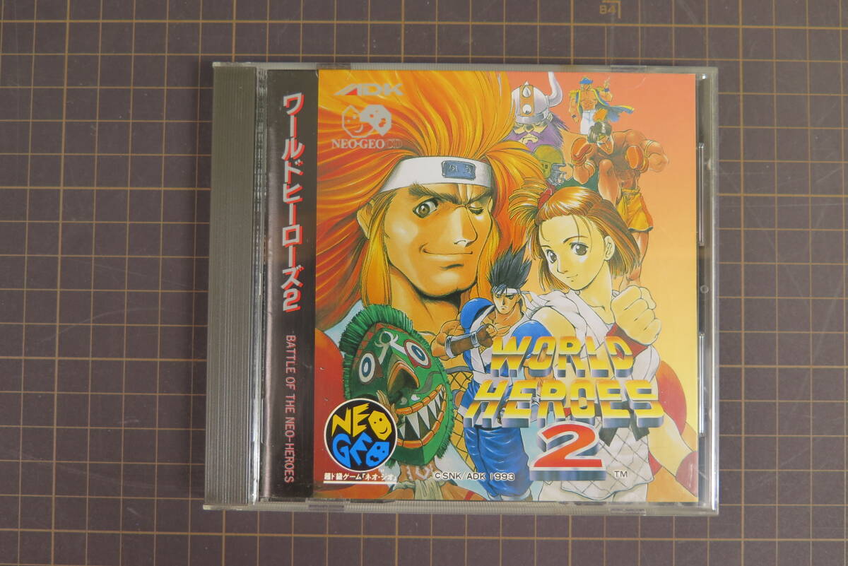 [ кейс * инструкция есть ] Neo geo NEO*GEO world герой z2 retro схватка игра soft CD SNK Neo * geo 