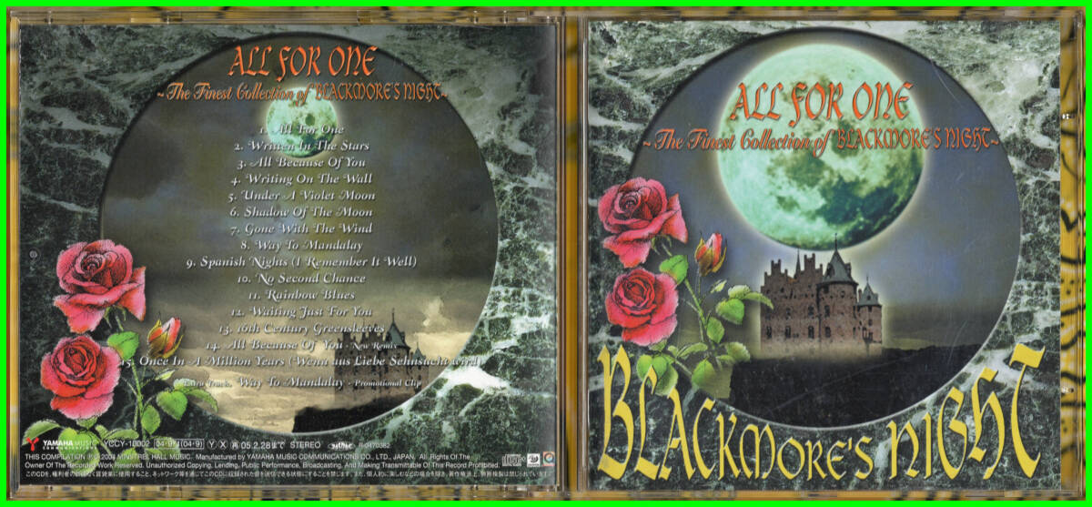 廃盤♪TradFolk≪国内盤帯付CD≫BLACKMORE'S NIGHT(ブラックモアズ・ナイト)/AllForOne~TheFinestCollectionOfBlackmore'sNight♪RAINBOW_画像3