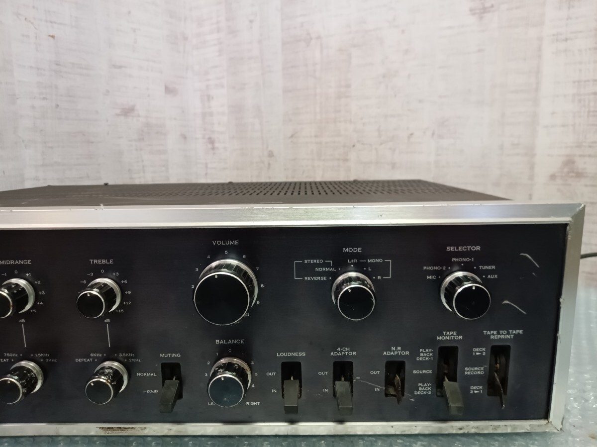  стоит посмотреть!! редкий SANSUI ландшафт Sansui AU-9500 основной предусилитель аудио стерео усилитель именная техника звук оборудование машинное оборудование Junk 