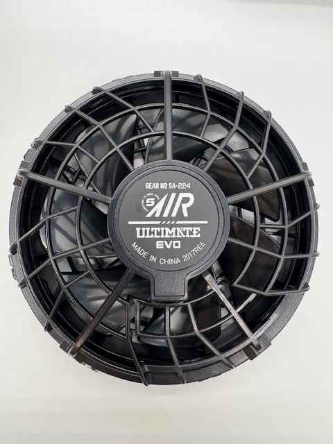 K8217◆シンメン S-AIR SA-124 ULTIMATE ファンバッテリーセット 空調(diào)服用 アダプター付 RE6 06BK 箱説有 動(dòng)作確認(rèn)済