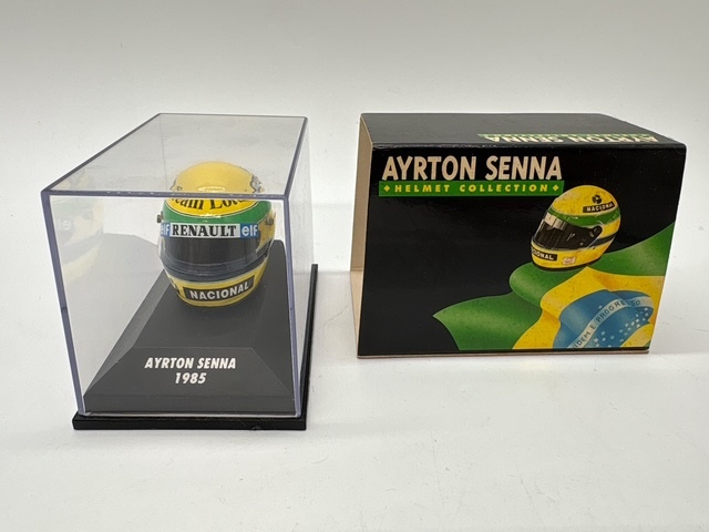 K4301◆ MINICHAMPS ミニチャンプス アイルトン セナ ヘルメット コレクション 1991 マクラーレン ホンダ ダイキャスト F1 HONDA