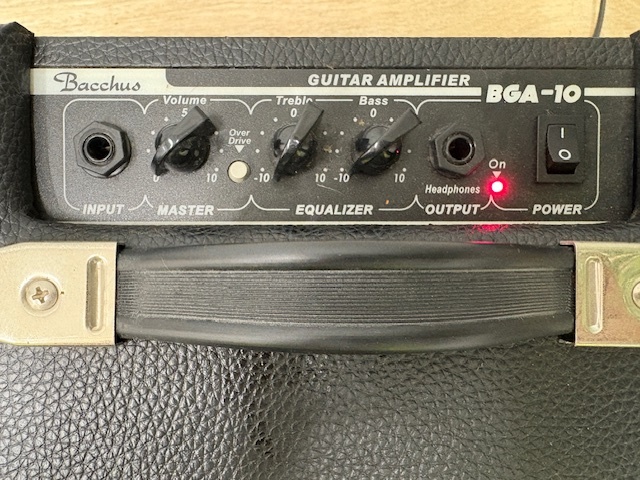 K8554* BACCHUS BGA-10 Bacchus гитарный усилитель электризация проверка settled черный звук оборудование электрогитара для 