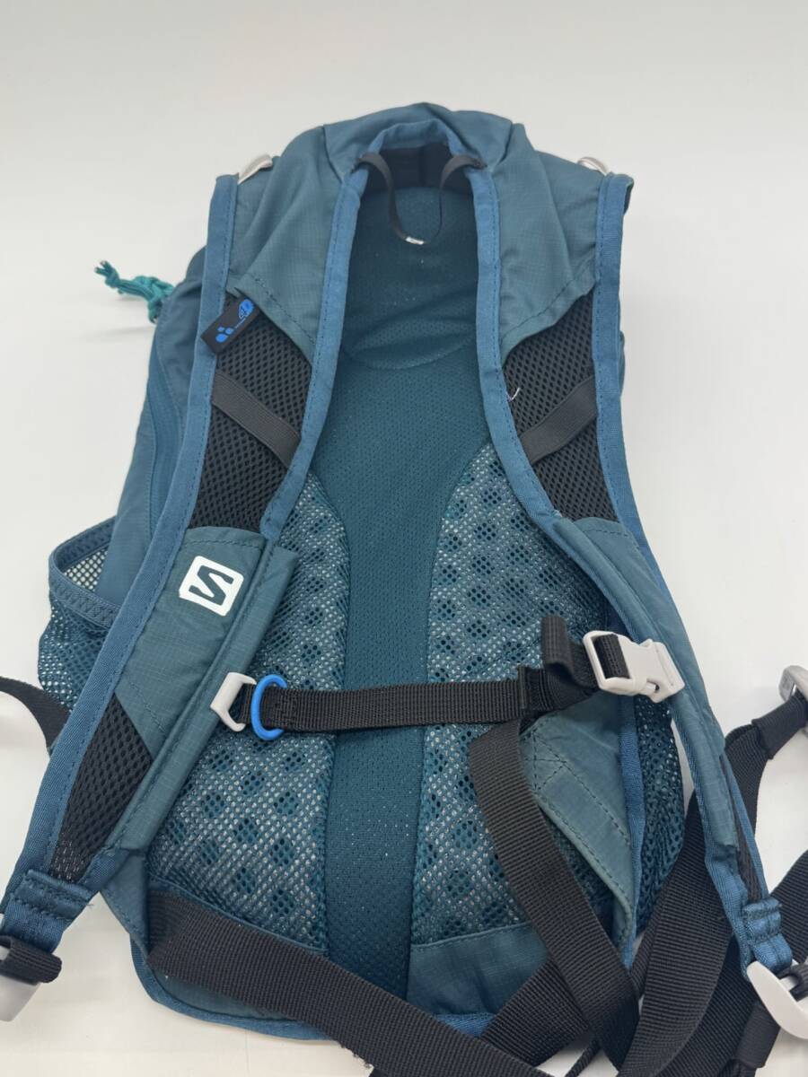 S9474〇 salomon サロモン TRAIL10 トレイル 10 バックパック リュック ブルー 青 トレラン トレッキング ランニング 登山