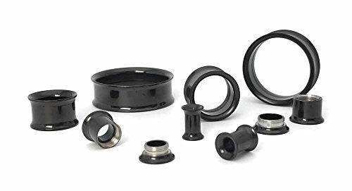送料無料！ ｓｈｉｐｓ トンネル ダブルフレア ｆｉｖｅ ［QA8B］ チタン ボディピアス ボディーピアス 00G） 10ｍｍ