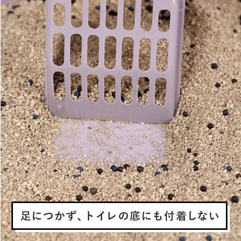【おすすめ】 Pｅｔ 貓砂 （5L） Oａｓｉｓ 消臭貓砂 鉱物系 活性炭、抗菌剤粒子入り イオン脫臭