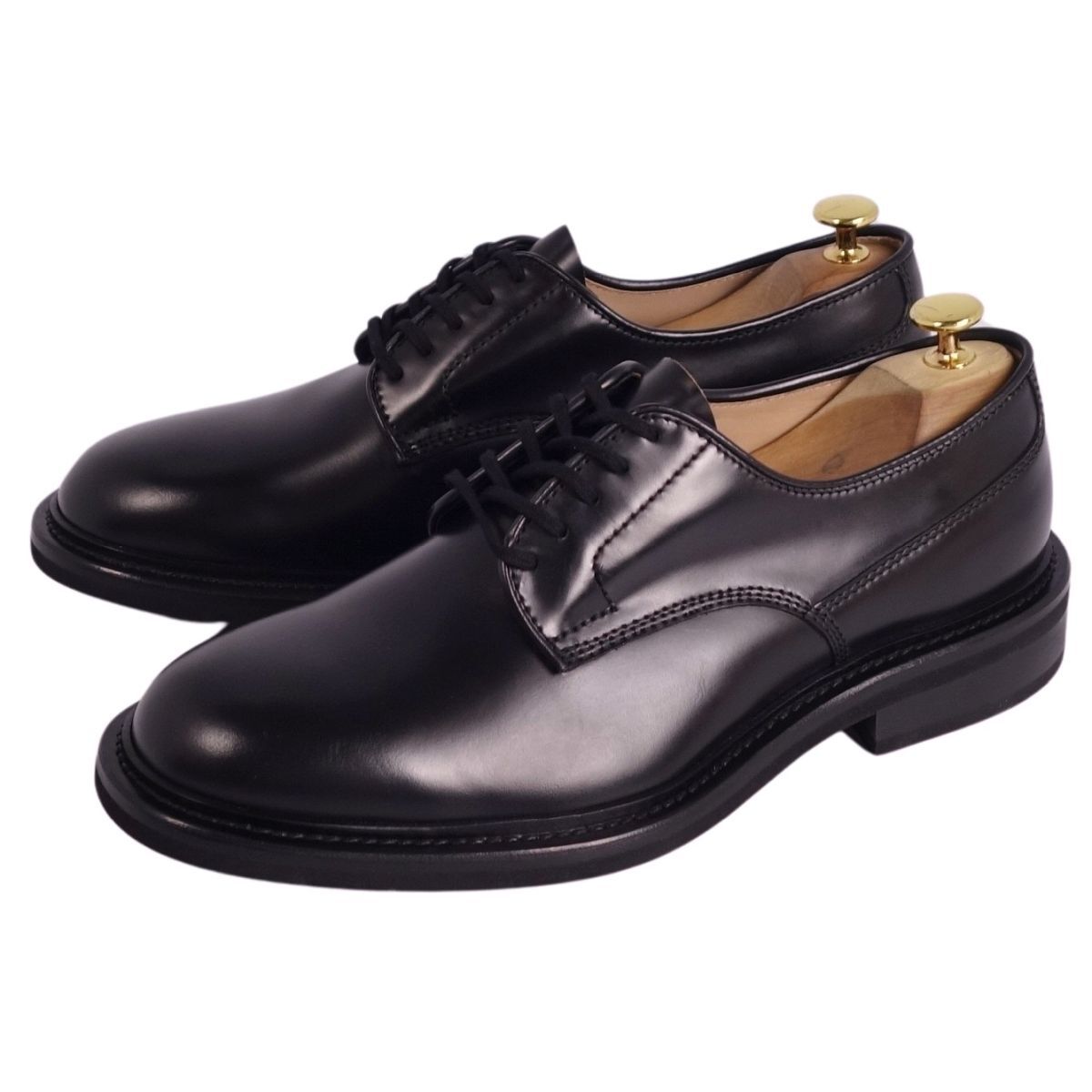 未使用 ボッテガヴェネタ BOTTEGA VENETA レザーシューズ ダービーシューズ レザー 革靴 メンズ 43(28cm相當(dāng)) ブラック ce06od-rm08e31558