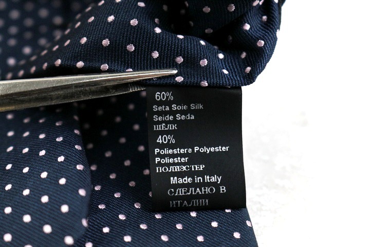 ヒューゴボス ブランド ネクタイ ドット シルク イタリア製 PO メンズ ネイビー HUGO BOSS_画像5