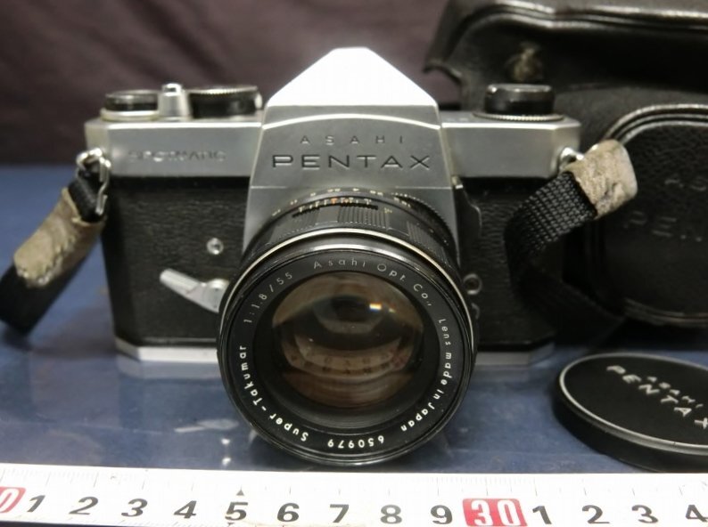 L6285 ASAHI アサヒ PENTAX ペンタックス SPOTMATIC SP 1:1.8 / 55 フィルムカメラ ケース