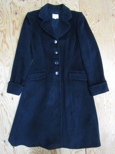★アルマーニ ARMANI COLLEZIONI★レディース ウールチェスターコート ネイビー★R70622006B