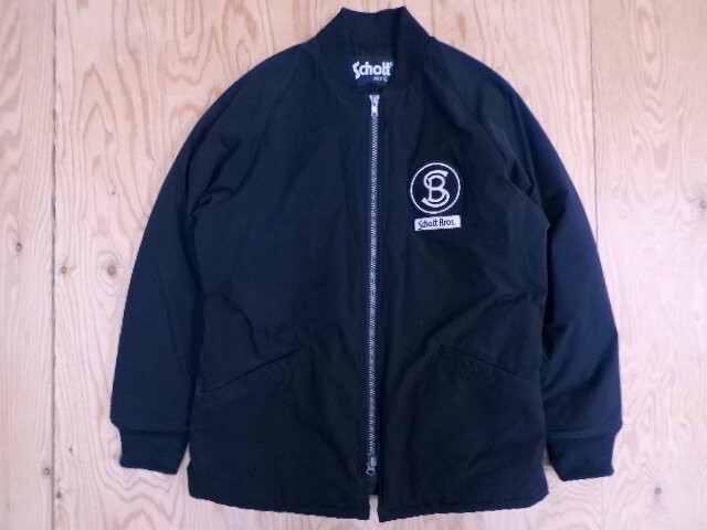 ★Schott ショット★メンズ パディングジップジャケット ロゴワッペン付き 3102082★R70615045A