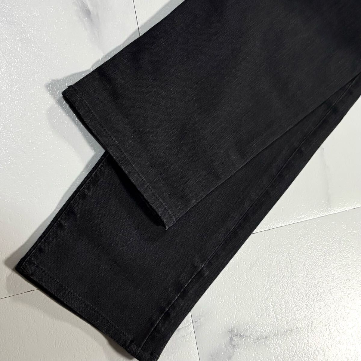 極美品/Lサイズ●ヒューゴボス ポルシェ コラボ別注 デニム ジーンズ Gパン パンツ HUGO BOSS PORSCHE ストレッチ ラバータグ イタリア生地