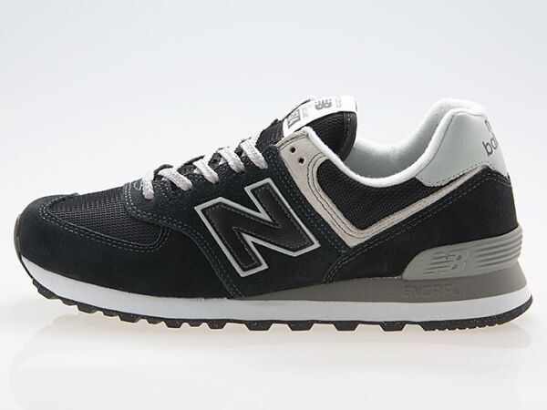  новый товар /NEW BALANCE/ New balance /ML574EVB/ мужской /BLACK/ черный / чёрный /ECOGREEN замша / wise D/23.5cm
