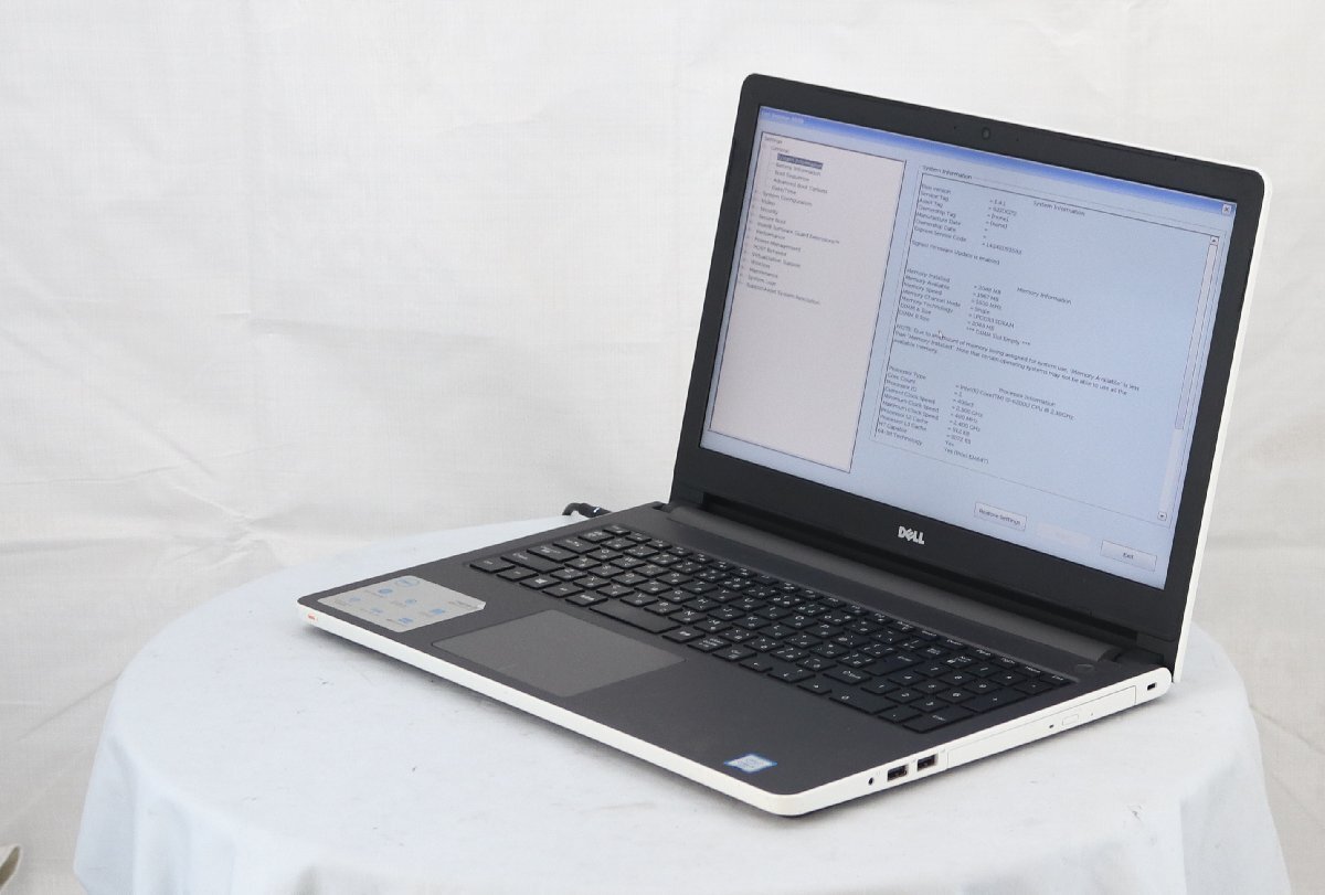 DELL Inspiron 5559 -　Core i5 6200U 2.30GHz 2GB ■現(xiàn)狀品