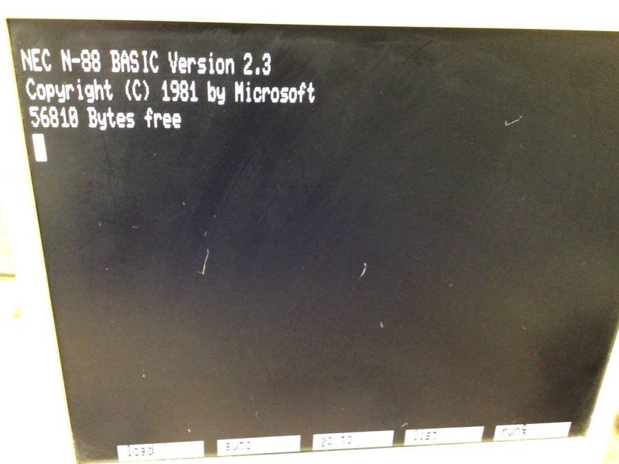 NEC PC-8801MH старая модель PC# текущее состояние товар 