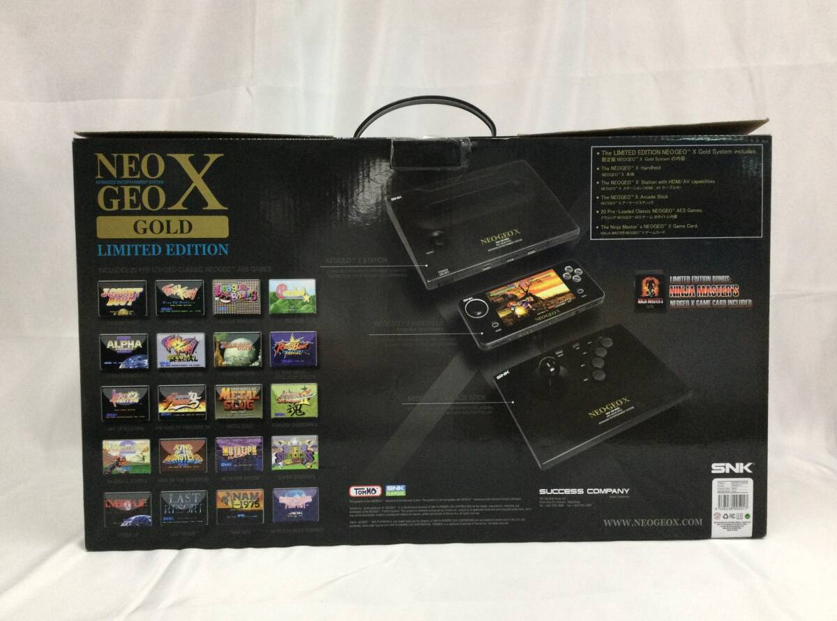 [GM6674/120/0] не использовался товар *NEO GEO X GOLD LIMITED EDITION* корпус комплект * Neo geo X Gold Limited Edition *SNK*