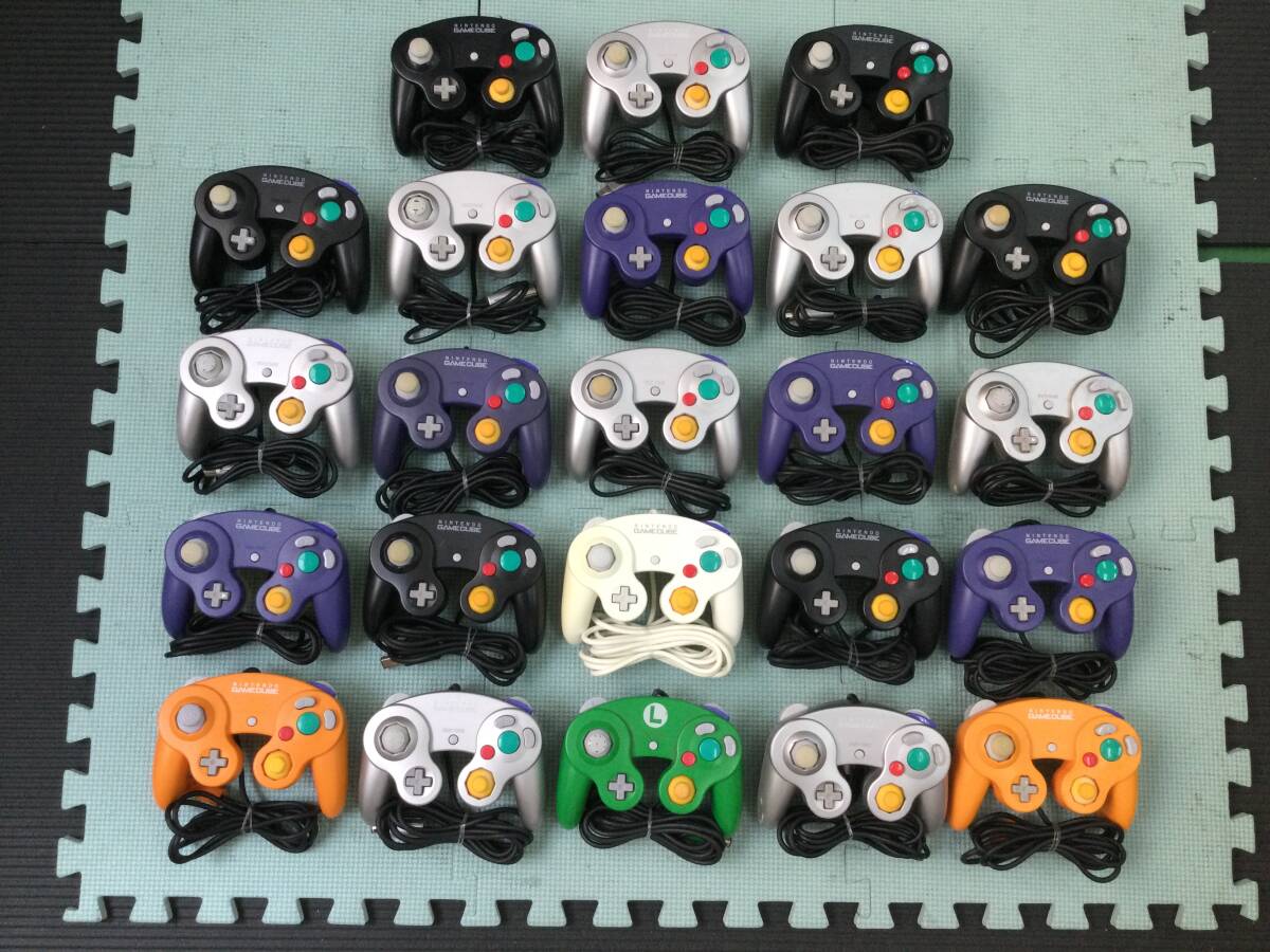 [GN7495/100/0] Junk ( чистка settled )* Game Cube контроллер 23 шт *GC*GAME CUBE* суммировать * комплект * nintendo *NINTENDO*