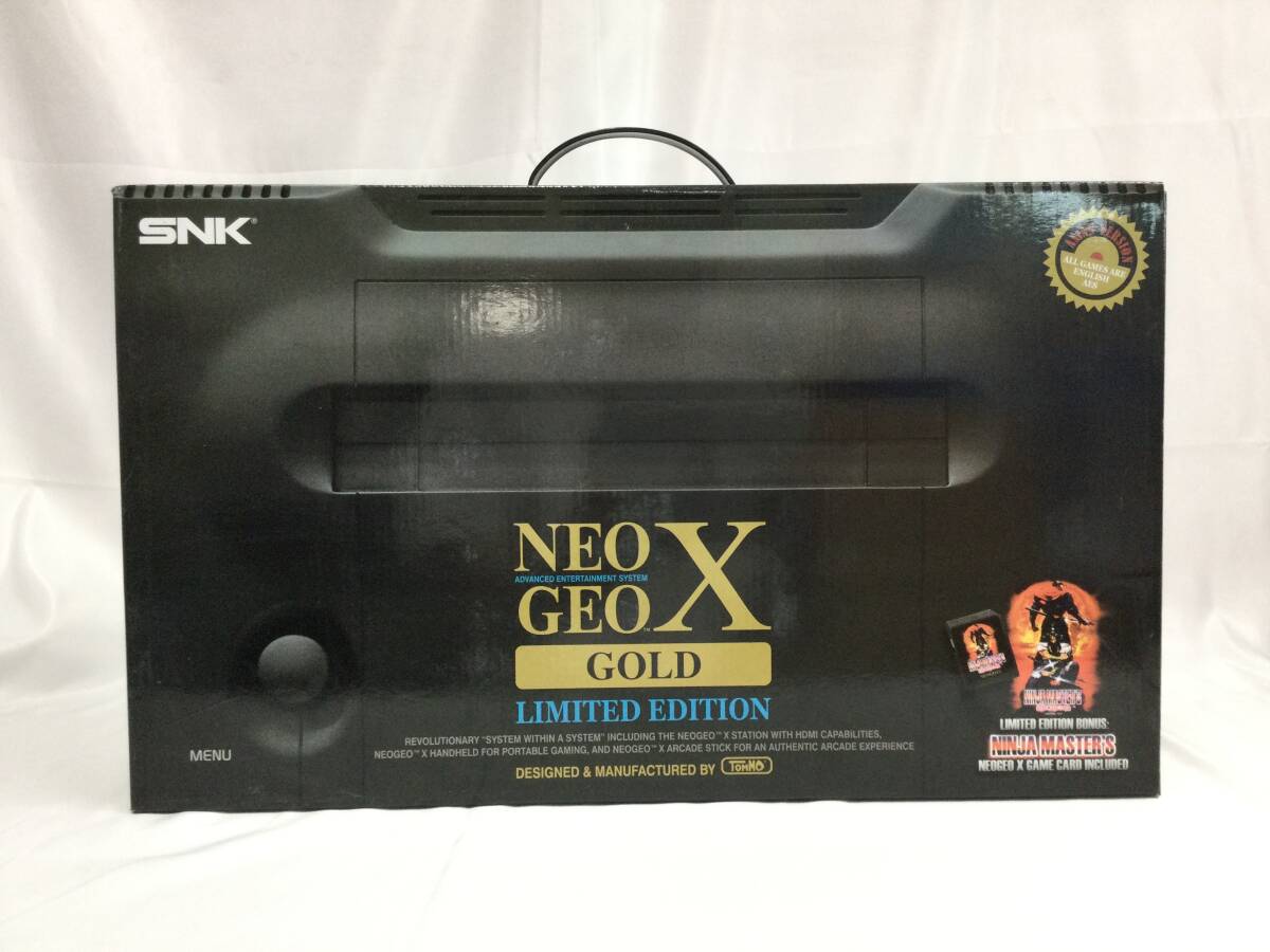 [GM6674/120/0] не использовался товар *NEO GEO X GOLD LIMITED EDITION* корпус комплект * Neo geo X Gold Limited Edition *SNK*