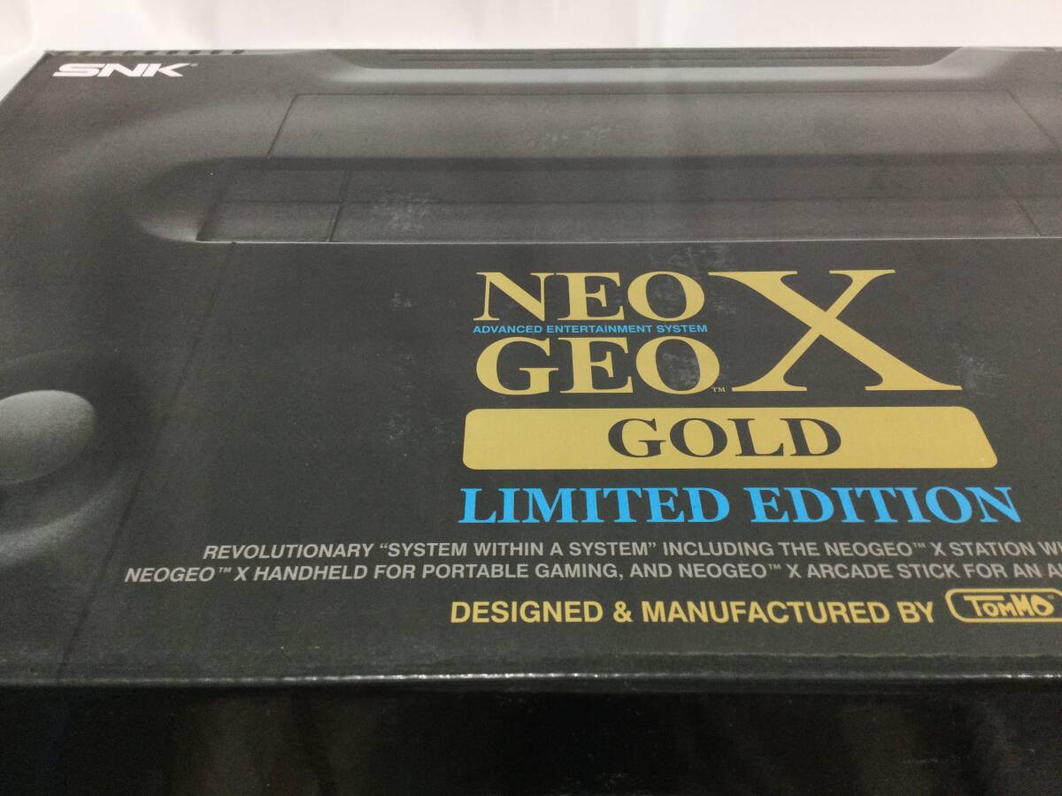 [GM6674/120/0] не использовался товар *NEO GEO X GOLD LIMITED EDITION* корпус комплект * Neo geo X Gold Limited Edition *SNK*