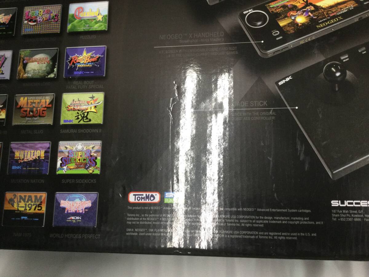 [GM6674/120/0] не использовался товар *NEO GEO X GOLD LIMITED EDITION* корпус комплект * Neo geo X Gold Limited Edition *SNK*