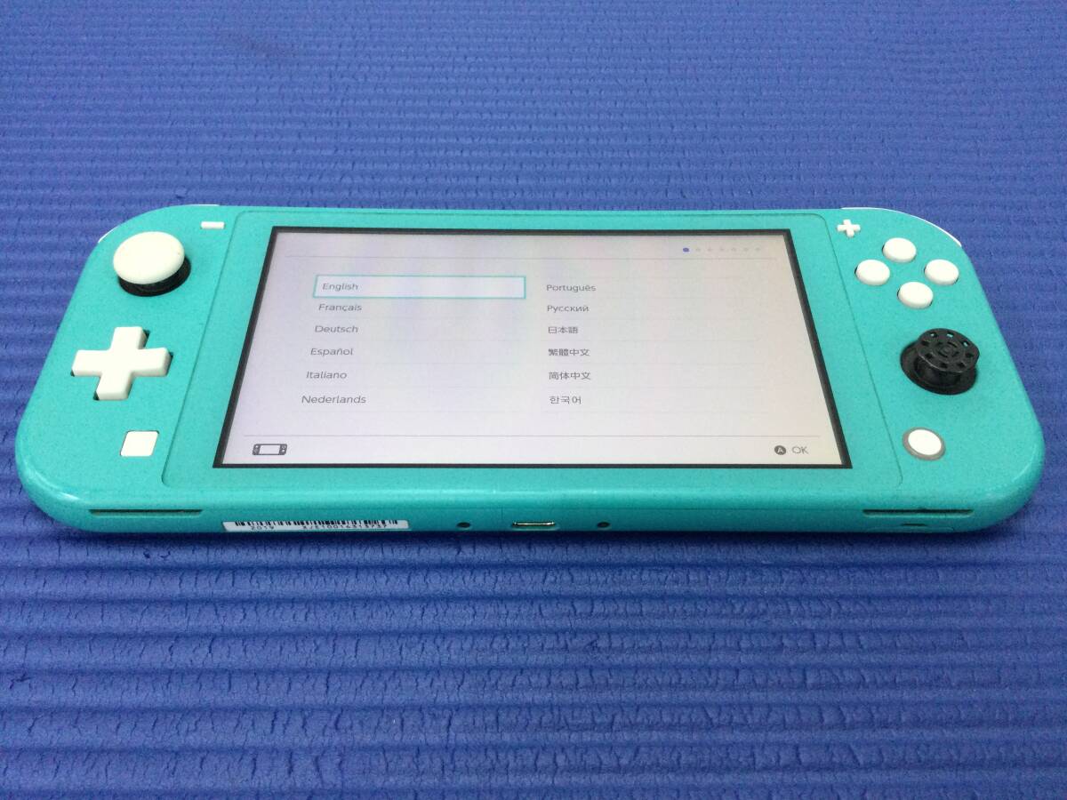 [GB1602/60/0] неисправность товар * Junk *Nintendo Switch Lite* бирюзовый * Nintendo переключатель свет * корпус * игра машина * nintendo *