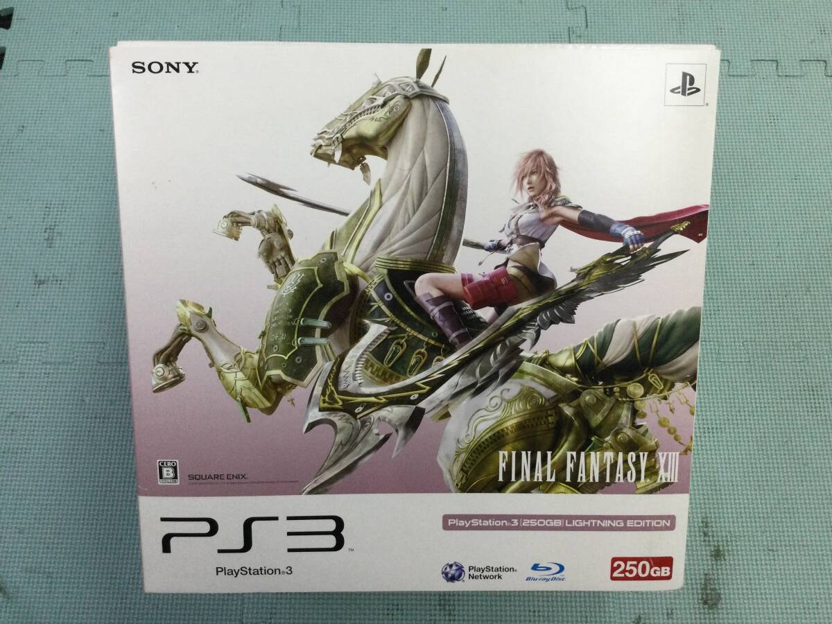 [GN7598/100/0] рабочее состояние подтверждено ( чистка settled )*PS3 Final Fantasy XIII LIGHTNING EDITION*250GB*FF13*FINAL FANTASY XIII/ тонкий 