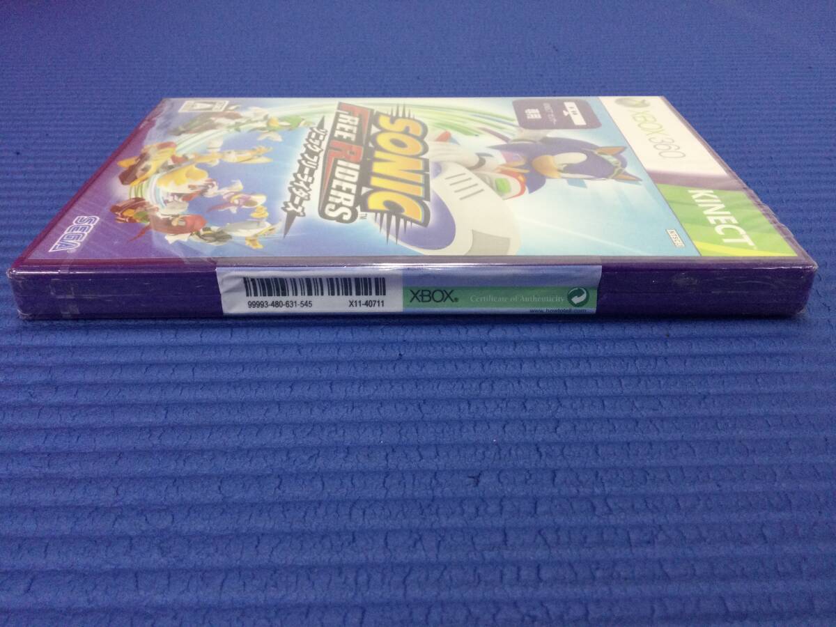 【GB1687/60/0】新品未開封★Xbox360ソフト★ソニック フリーライダーズ★KINECTセンサー専用★SONIC★エックスボックス360★