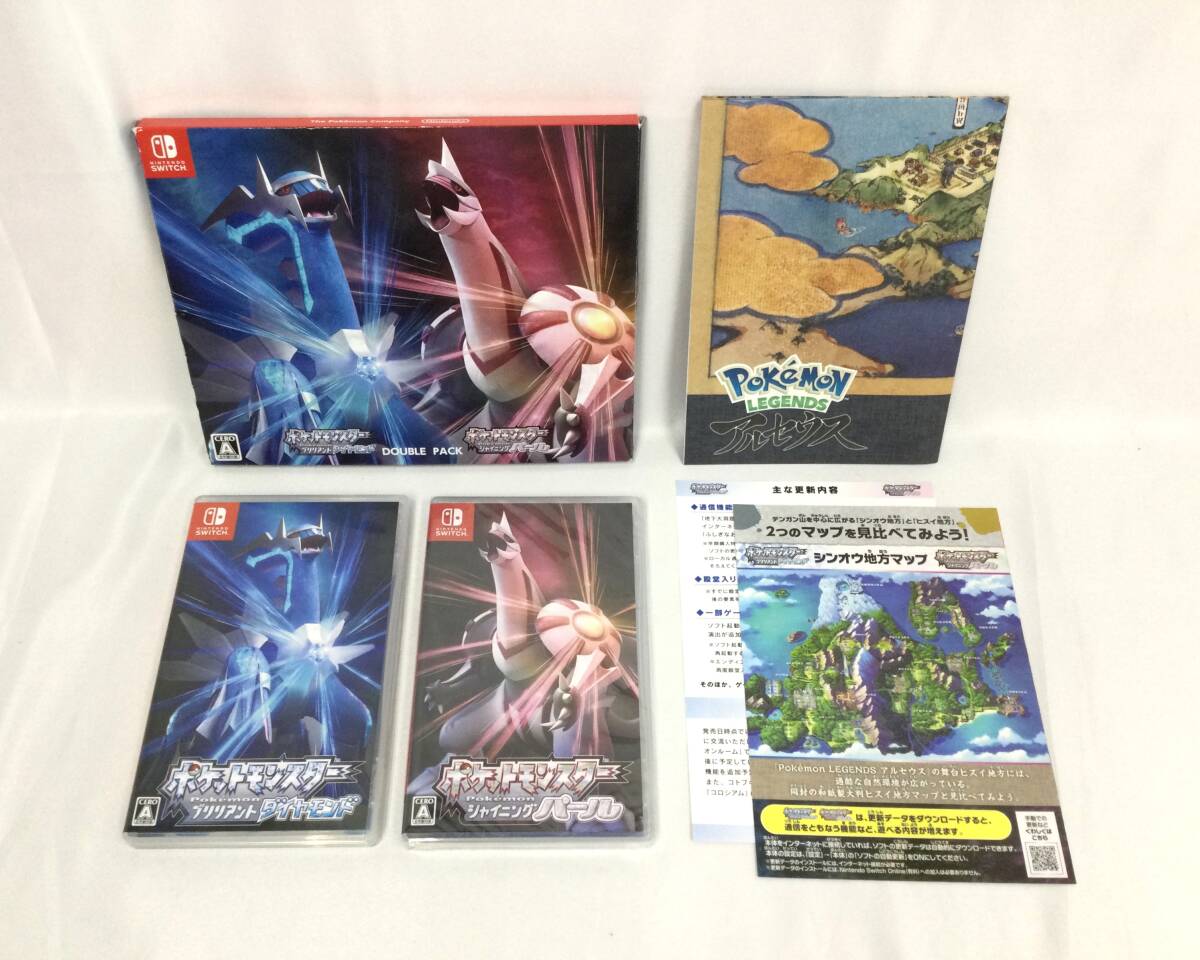 [GM6694/60/0]Switch soft * Pocket Monster brilliant бриллиант * сияющий жемчуг двойной упаковка * переключатель * Pokemon *