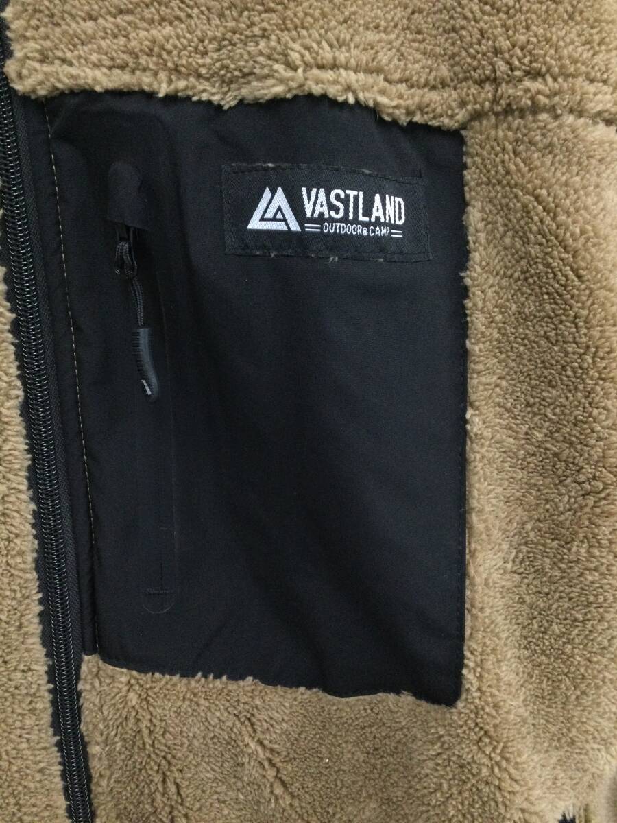 【GM6719/80/0】VASTLAND リバーシブルフリースジャケット★L(fēng)サイズ★VL-RFJ-01★アウトドア★キャンプ★アウター★防風(fēng)仕様★防水加工★